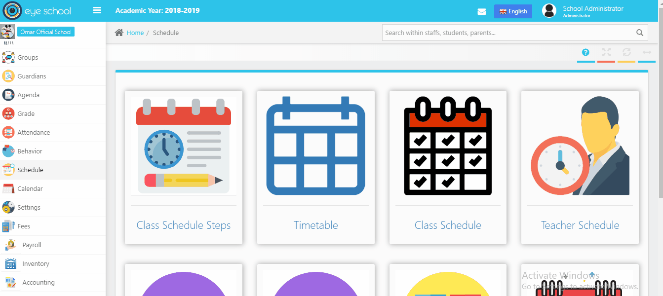 Create new time table